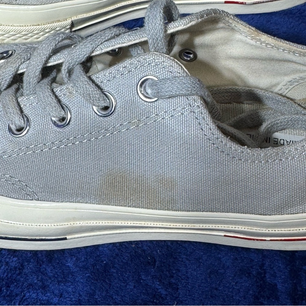 Converse Allstar Chuck Taylor Men’s 7 Women’s 9 Gray Heritage Court Sneakers - Picture 4 of 10